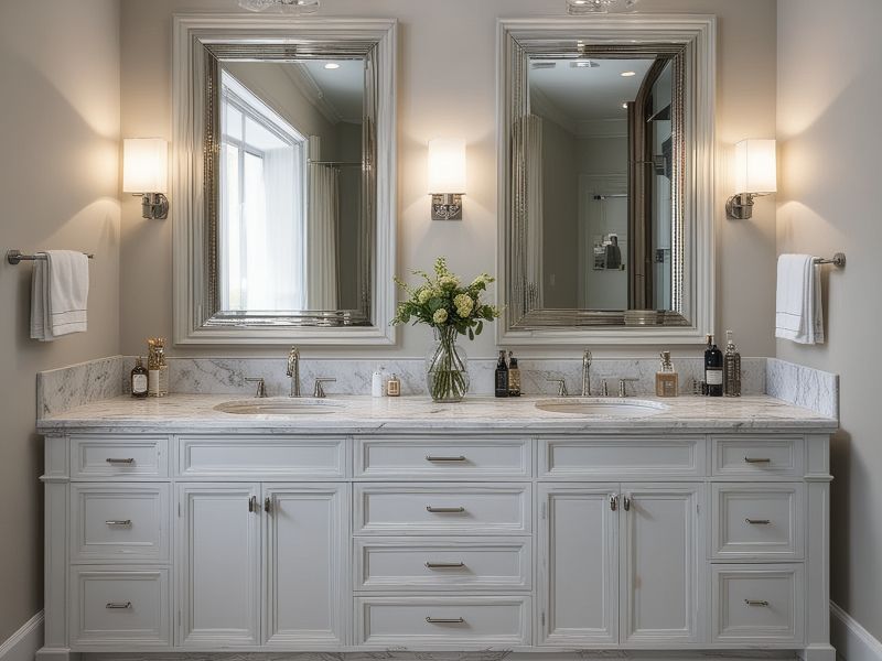 Professional bathroom renovation in progress showing quality craftsmanship and attention to detail