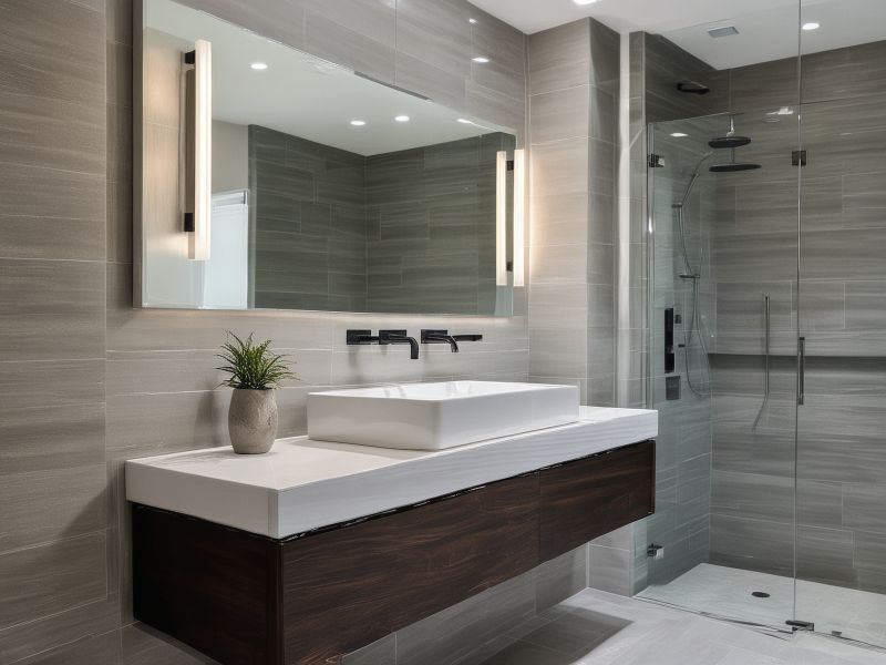 Before renovation - outdated bathroom with old fixtures and tiles